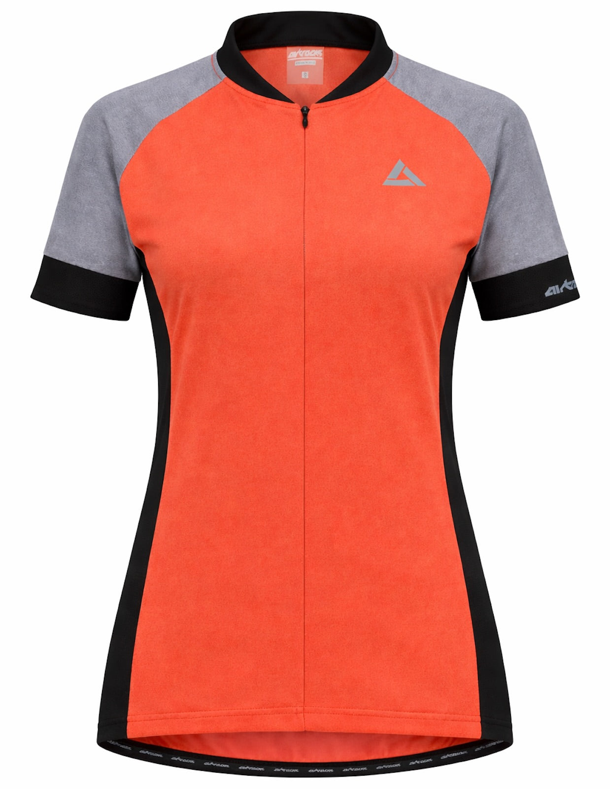 Women's bicycle jersey short -sleeved per line red
