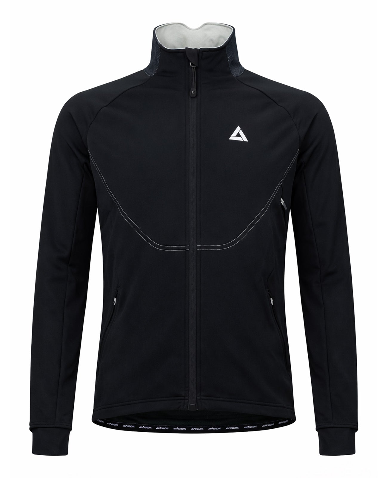 Uomini inverno Thermo Bicycle Jacket Pro Team II Black