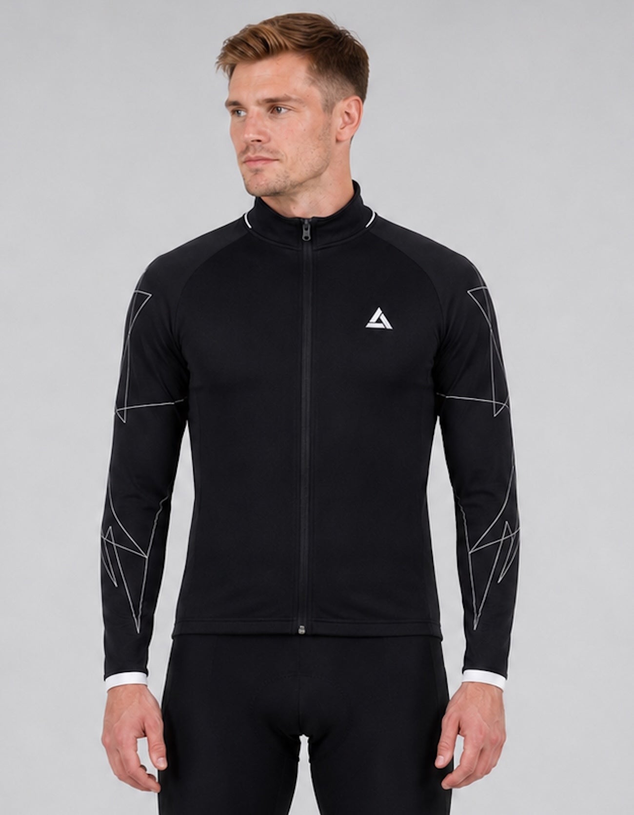 Bicycle de vélo masculin Bran long par ligne noir blanc