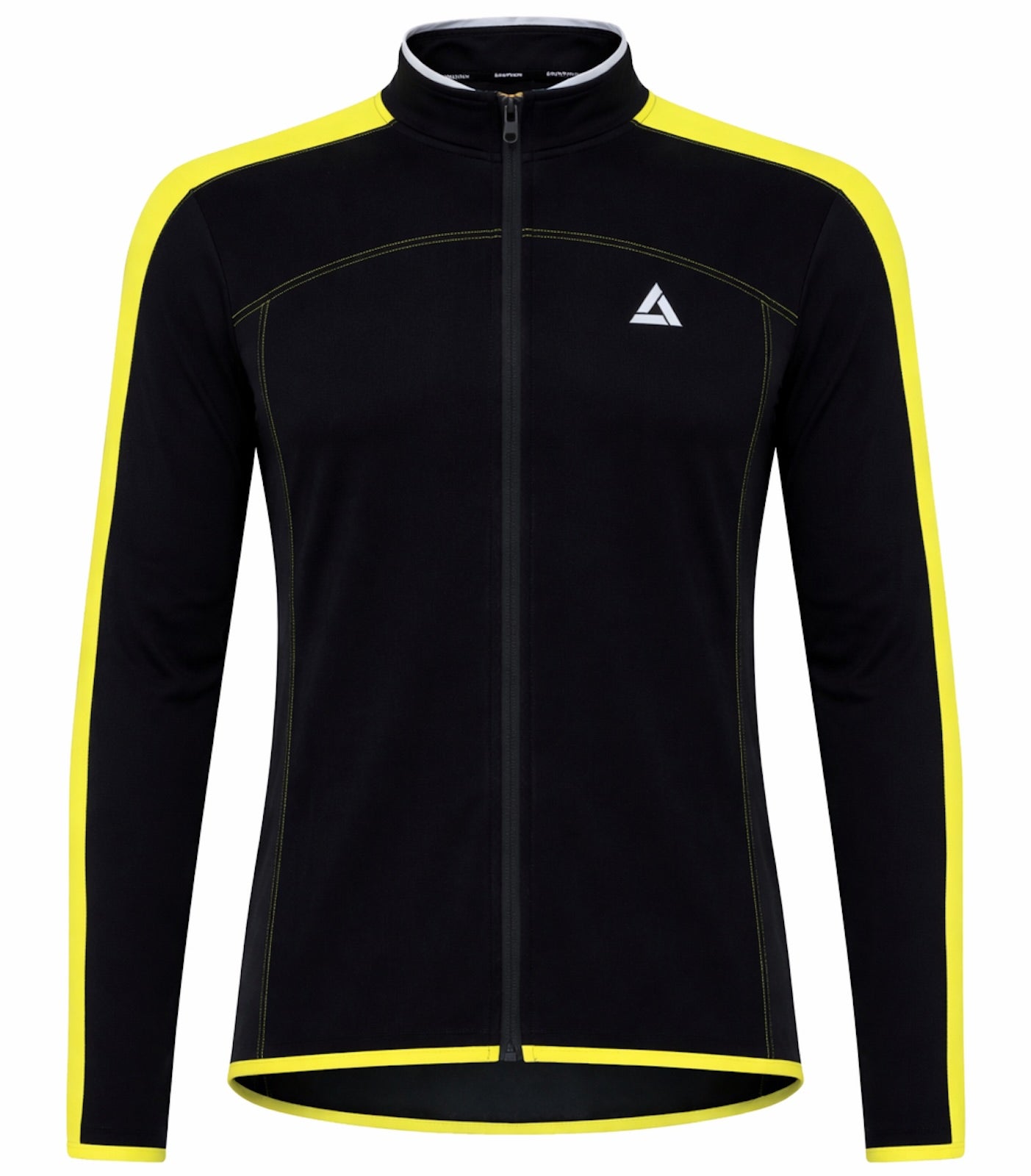 Thermo Bicycle Jersey Bras long par ligne Néon noir