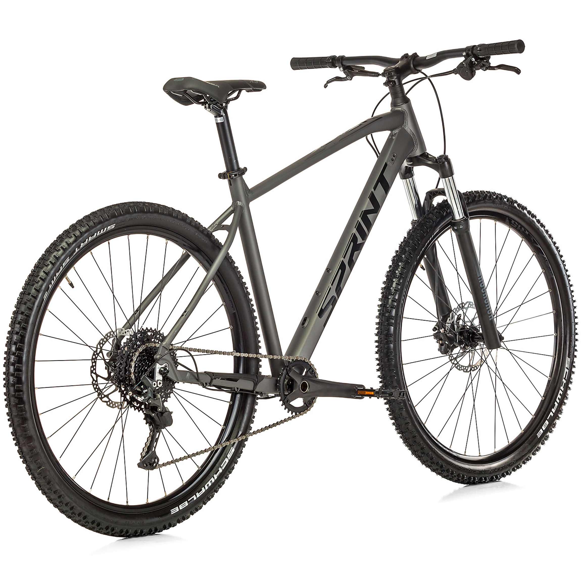 29" Herren MTB Mountainbike APOLON PRO 1 x 10 Gang Shimano Deore RD-M5120 SGS Grau