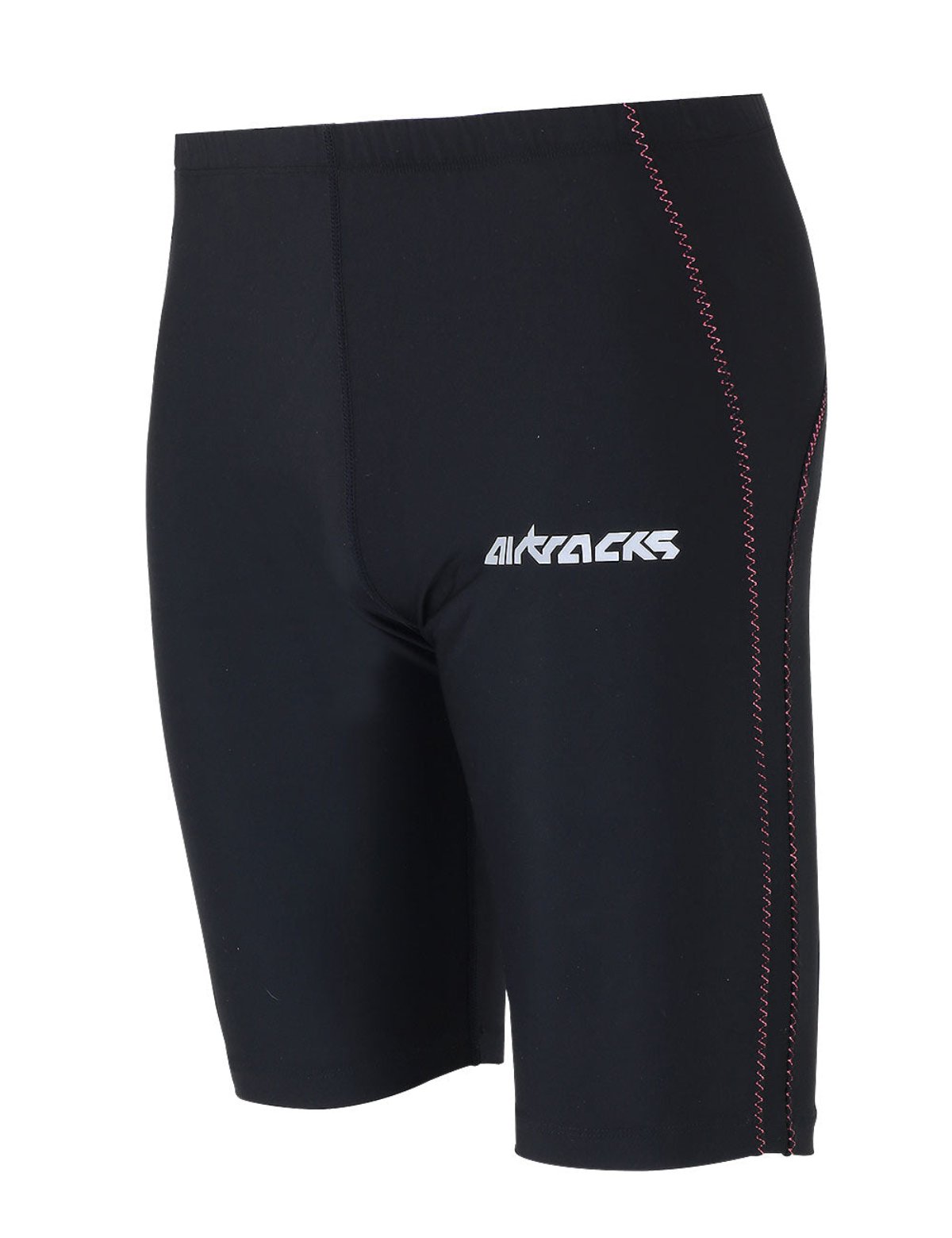laufhose-fahrradhose-running-tight-kurz-air-schwarz-pink-herren-damen-xs-s-m-l-xl-xxl-xxxl-front