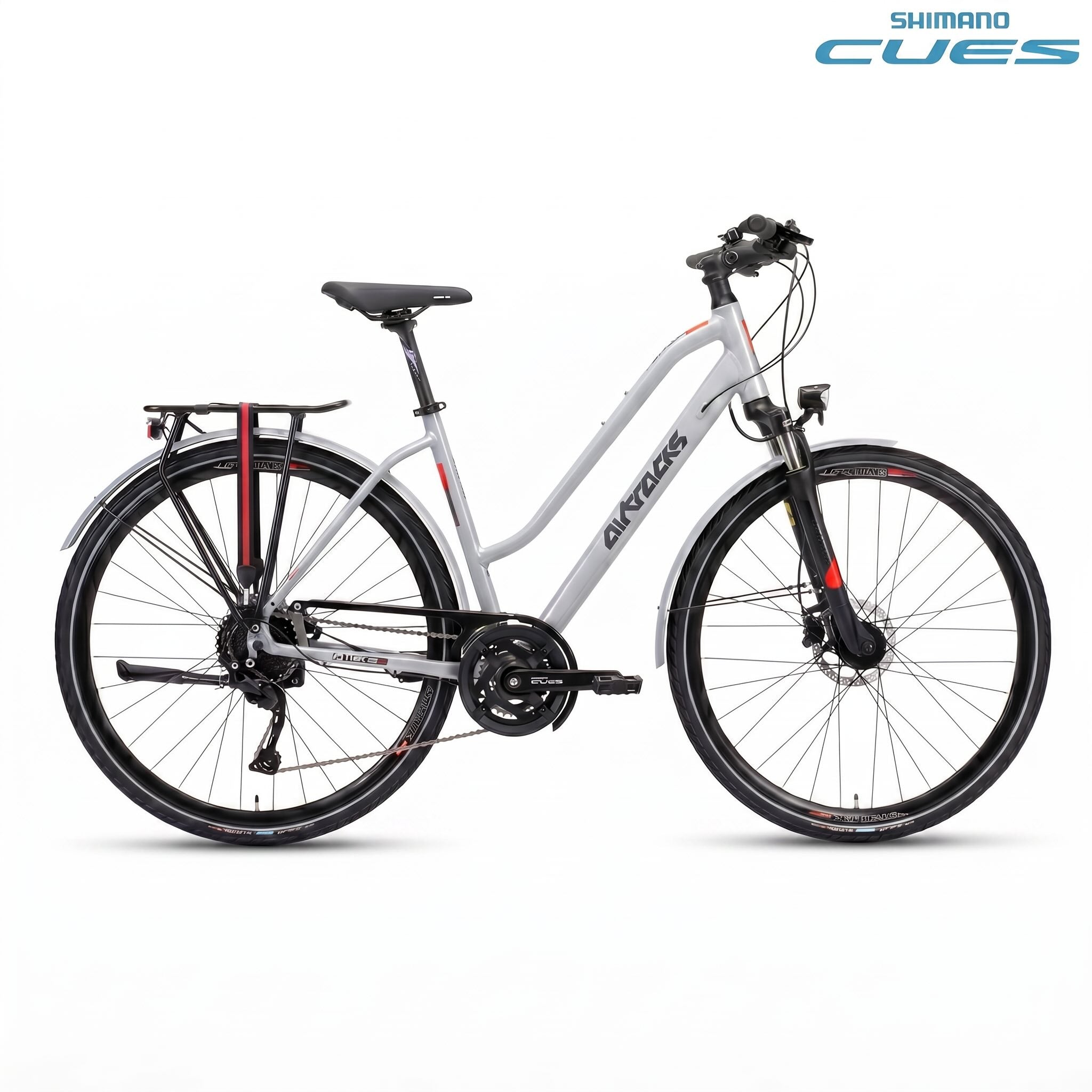 28" Women's Trekking Bicycle TR.2845L 2 x 9 SPEED SHIMANO CUES RD-U3020-9