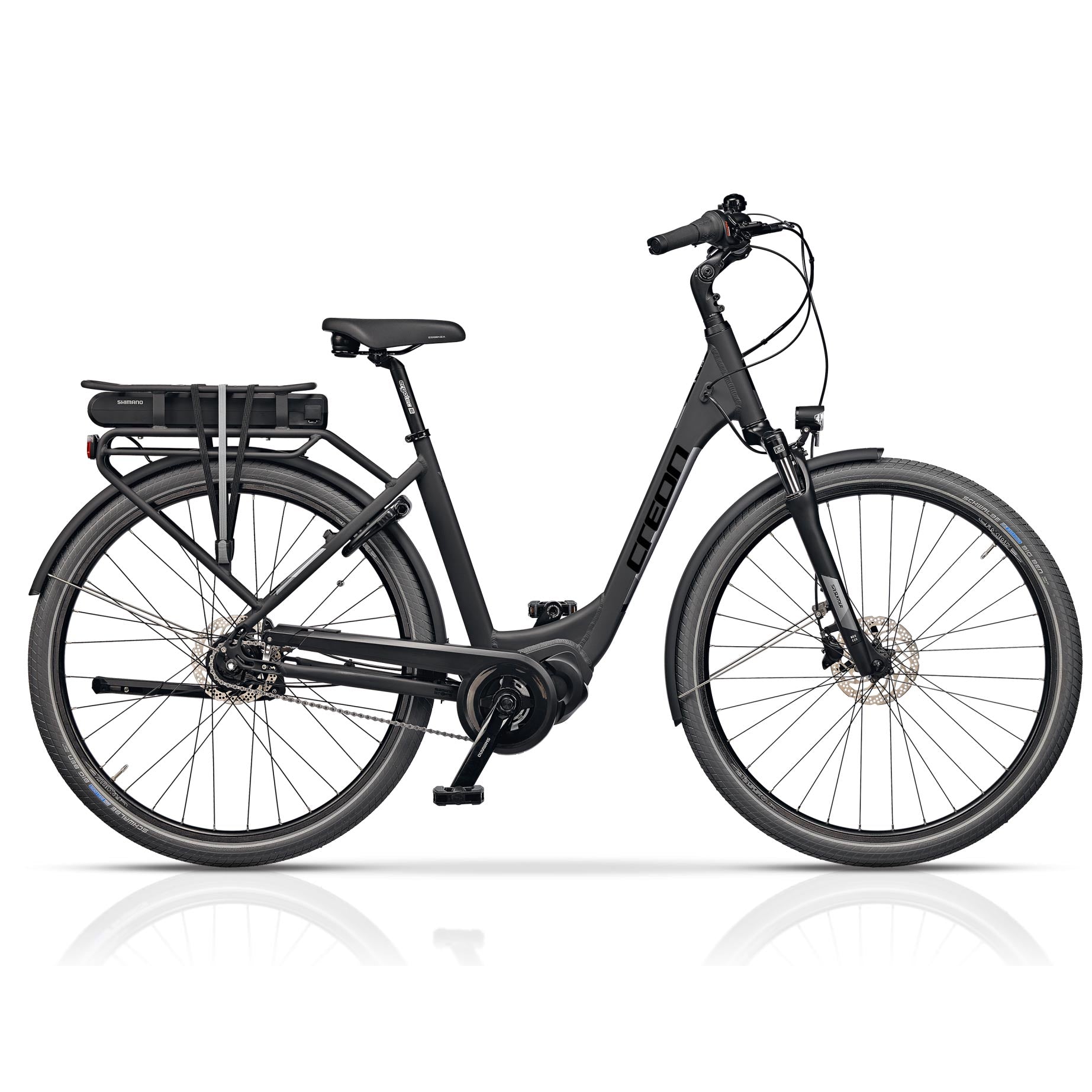 28 pouces E-Bike City Bicycle LS V-tron Rd Wave Rack Shimano Stepps E-6100 418Wh 7 X Gang Shimano Nexus